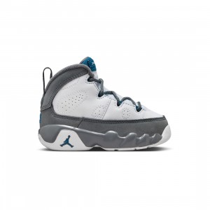 Jordan Toddlers 9 Retro (white / french blue-flint grey)