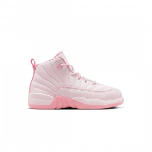 Jordan Little Kids 12 Retro (pearl pink / med soft pink)
