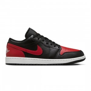Air Jordan 1 Low Men (black / varsity red-summit white)