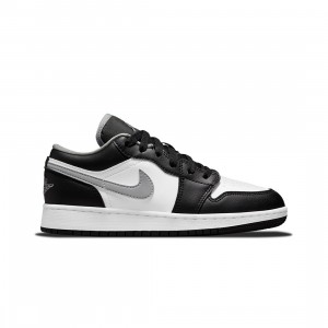 Air Jordan 1 Low Big Kids (black / particle grey-white)