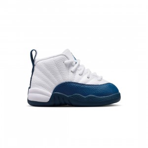 Jordan Toddlers 12 Retro (white / french blue-metallic silver)