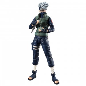 MegaHouse Variable Action Heroes DX Naruto Hatake Kakashi Figure Re-Run (navy)