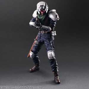 Square Enix Final Fantasy VII Remake Play Arts Kai Shinra Security Officer Action Figure (navy)