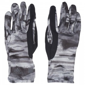 Adidas x Undefeated Running Gloves (black / reflective utility black / shift gray)