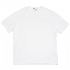Adidas Y-3 Men Logo Short Sleeve Tee (white)