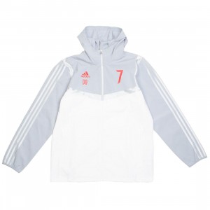 Adidas Men Predator David Beckham Hooded Jacket (white / light grey)