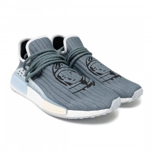 Adidas H35940 x Pharrell Williams Men HU NMD (gray / customized / halo blue / wonder white)