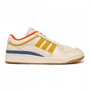 Adidas x Wood Wood Men Forum Low (white / off white / yellow / altered amber)