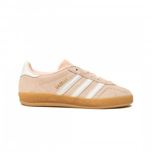 Adidas Women Gazelle Indoor (sand pink / footwear white / gum3)
