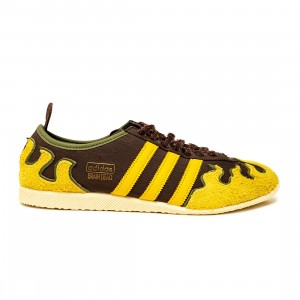 Adidas x Brain Dead Men Japan Lo (shadow brown / hazy yellow / off white)