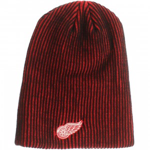 American Needle Detroit Red Wings Team Switch Knit Beanie (red / black)