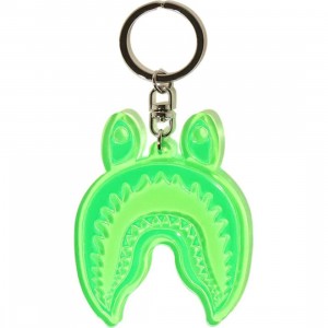 A Bathing Ape Shark Reflective Keychain (green)