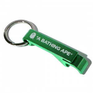 A Bathing Ape Bape Bottle Opener Keychain (green)