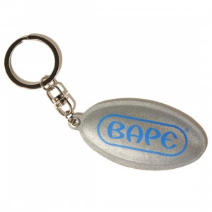 A Bathing Ape Bape Reflective Keychain (silver)