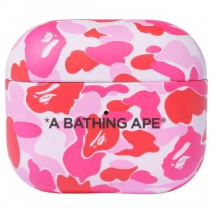 A Bathing Ape ABC Camo Airpods Case (pink)
