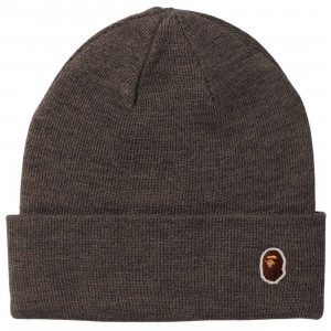 Recently added items Ape Head One Point Knit Cap (gray)