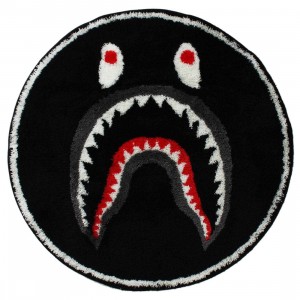 A Bathing Ape Shark Rug Mat (black)