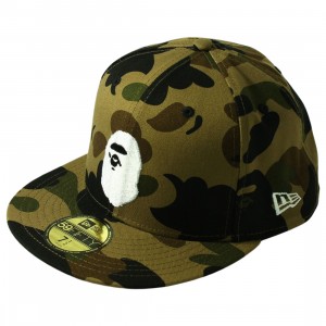 Cheap Urlfreeze Jordan Outlet x Saint Seiya New Era 59 Fifty 1st Camo Ape Head Cap (green)