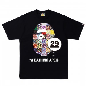 A Bathing Ape Men 29th Anniversary Ape Head Tee (black)