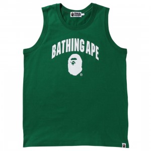 A Bathing Ape Men Bathing Ape Tank Top (green)