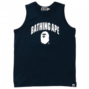 A Bathing Ape Men Bathing Ape Tank Top (navy)