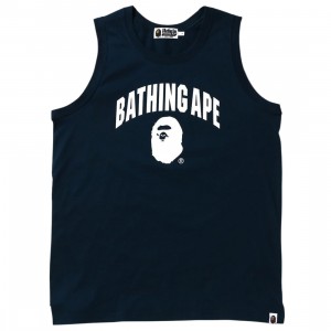 Cheap Urlfreeze Jordan Outlet x Punk Drunkers Men Bathing Ape Tank Top (navy)