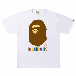 A Bathing Ape Men Colors By Bathing Ape Tee (white)