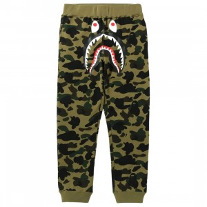 Skate / Snow Men 1st Camo Shark Slim Sweat Pants (green)