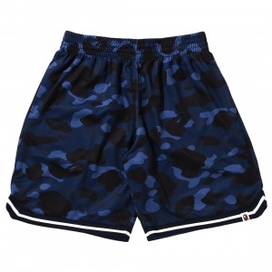 Cheap Urlfreeze Jordan Outlet x Naruto Men Color Camo Wide Fit Basketball Shorts (navy)