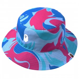 Remove This Item Marble Camo Bucket Hat (blue)
