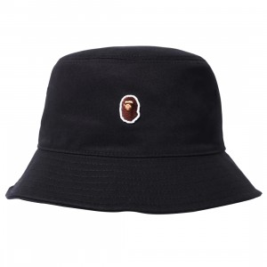 Cheap Urlfreeze Jordan Outlet x Hebru Brantley Ape Head One Point Bucket Hat (black)