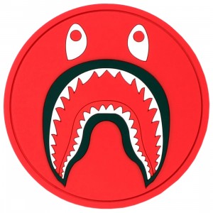 A Bathing Ape Shark Rubber Coaster (red)