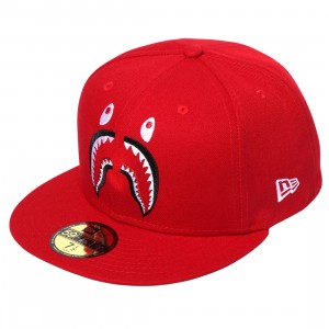 A Bathing Ape Shark New Era 95Fifty Cap (red)
