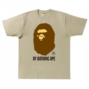 A Bathing Ape Men By Bathing Ape Tee (beige)