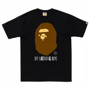 A Bathing Ape Men Colors By Bathing Ape Tee (black / black)