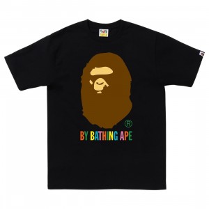 A Bathing Ape Men Colors By Bathing Ape Tee (black / multi)