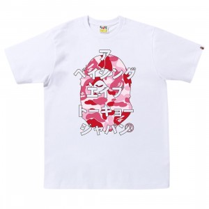 A Bathing Ape Men Sakura Tee pink