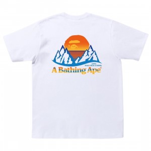 A Bathing Ape Men Bape Mountain Tee (white)