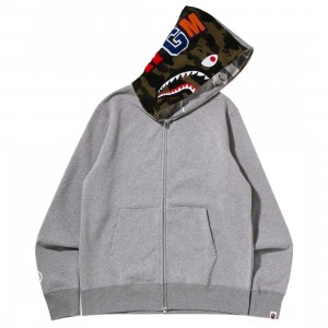 Cheap Cerbe Jordan Outlet x Naruto Men Crazy Face Full Zip Hoodie (gray)