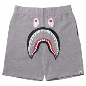 Cheap Urlfreeze Jordan Outlet x Naruto Men Shark Sweat Shorts (gray)