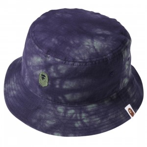 Shorts de baño azul marino con logo Badge of Sport de adidas Tie Dye One Point Bucket Hat (purple)