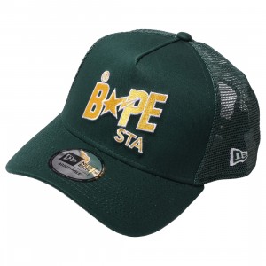 s and Shorties New Era 9Forty Bape Sta Cap (green)