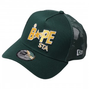 Cheap Urlfreeze Jordan Outlet x Domo New Era 9Forty Bape Sta Cap (green)