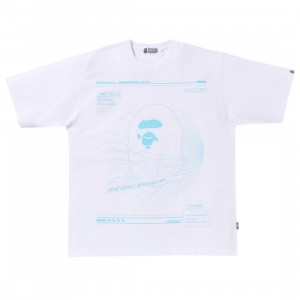 A Bathing Ape Men Bathing Ape Relaxed Fit Tee (white)