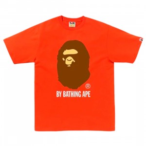 A Bathing Ape Men By Bathing Ape Tee (orange)