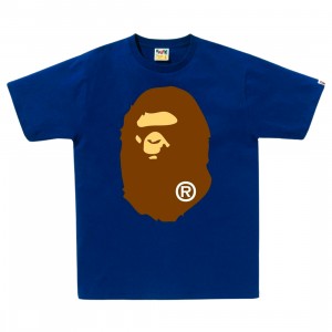 A Bathing Ape Men Big Ape Head Tee (blue)