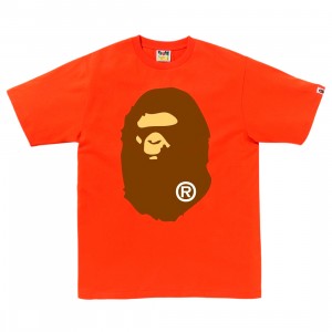 A Bathing Ape Men Big Ape Head Tee (orange)