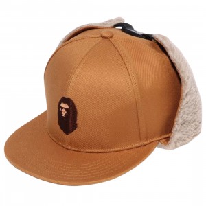 Cheap Cerbe Jordan Outlet x Domo Ape Head Earmuffs Cap (brown)