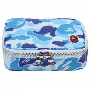 A Bathing Ape ABC Camo Amenity Pouch (blue)