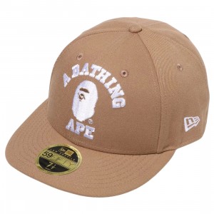 A Bathing Ape College New Era 59fiity Low Profile Cap (beige)